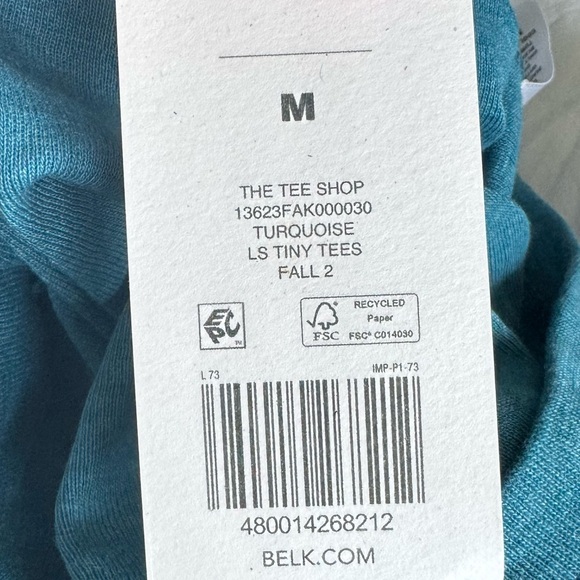 Teal Long Sleeve Button-Up Top - Picture 2 of 13